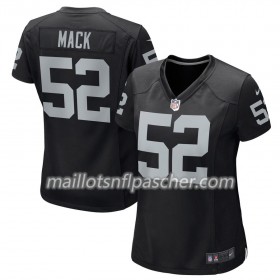 Maillot Oakland Raiders Khalil Mack 52 Nike Noir - Femme